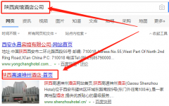 陜西高速神州酒店有限責(zé)任公司與我司做網(wǎng)站推廣項目