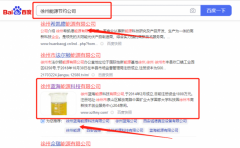 徐州藍*能源科技有限公司百度排名排名效果展示