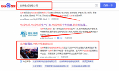 北京斯*樂電線電纜有限公司優(yōu)化排名排名效果展示