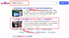 山東德*電氣有限公司百度排名保證在首頁效果