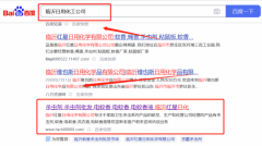 臨沂紅*日用化學(xué)有限公司百度關(guān)鍵詞排名案例欣賞